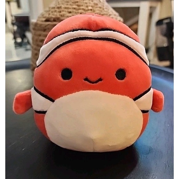 Squishmallows Ricky The Clownfish Pink 5" Kellytoy Plush Stuffed Animal - Picture 1 of 1